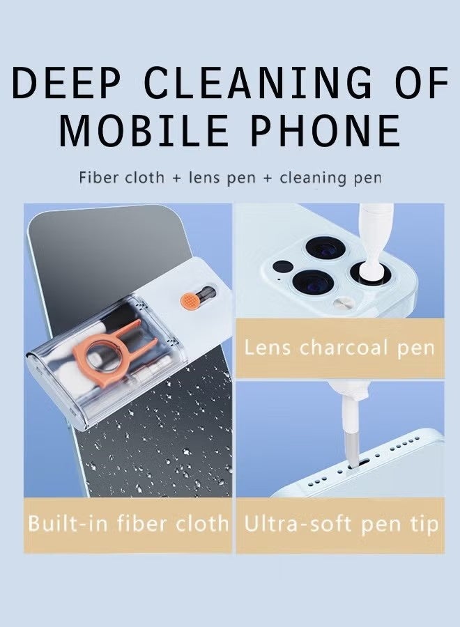 10 in 1 Electronic Keyboard Cleaner Kit, iPhone MacBook Cleaning Kit, Airpod Cleaner Kit Suitable for Airpods Pro, Computer Accessories, iPhones, Cameras, Electronics Screens - Image 2